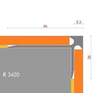 Perfil Esquinero REF 342-2